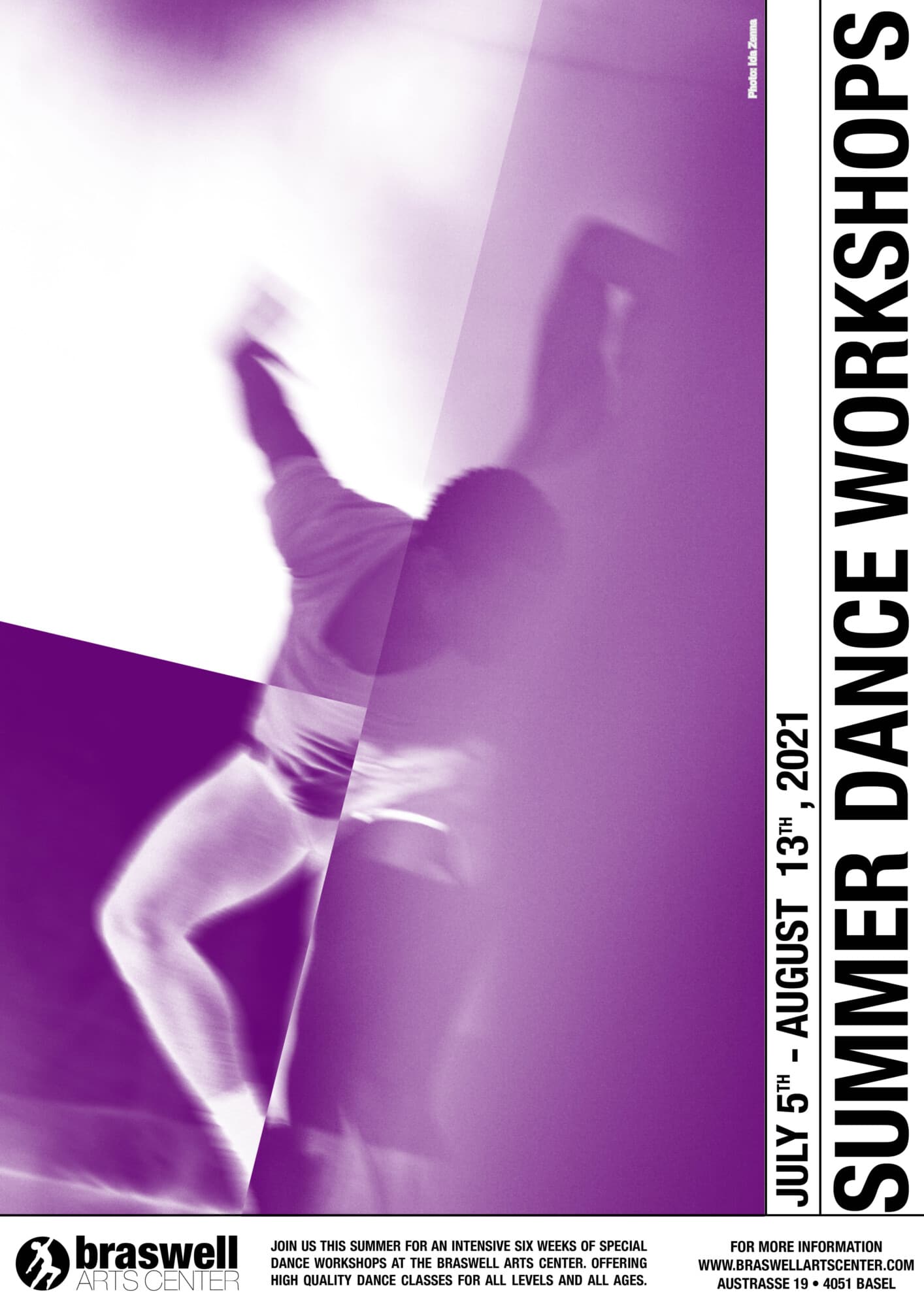 summer workshop - poster 2021 - Braswell Arts Center