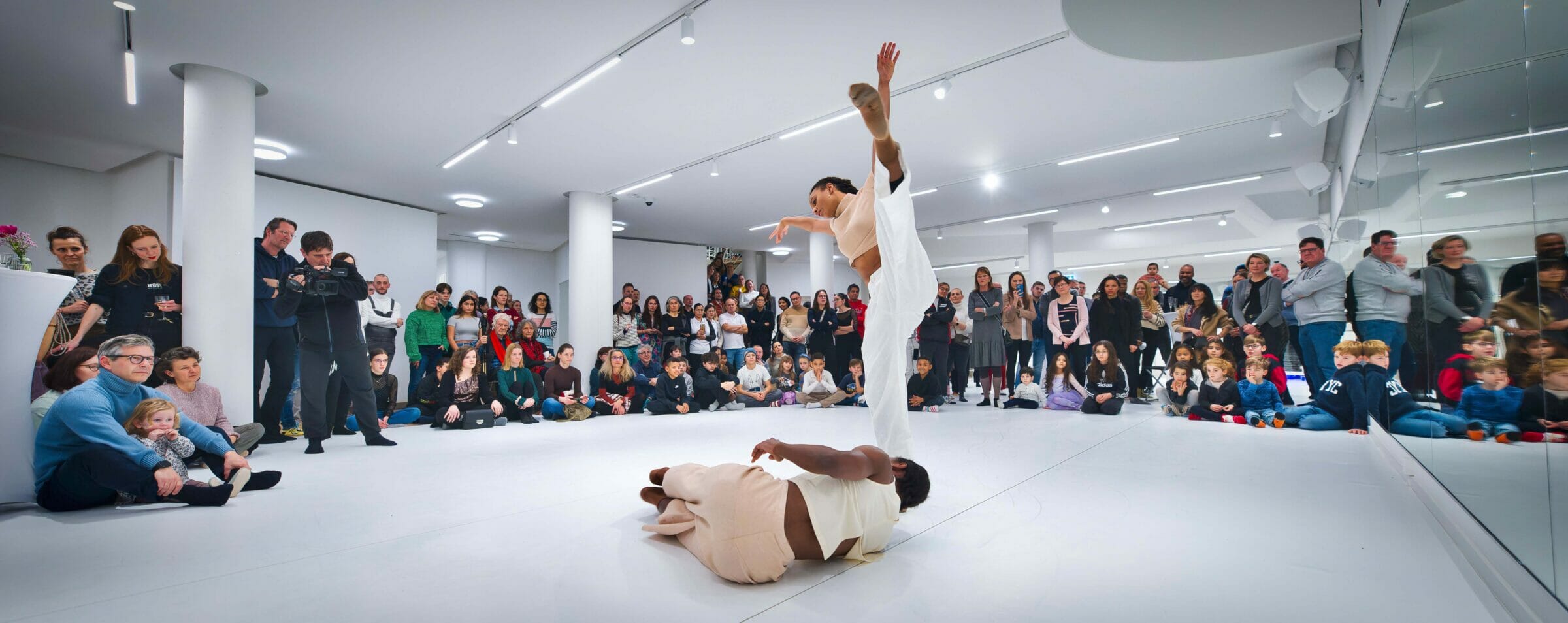 The BAC community gathered at the studio opening