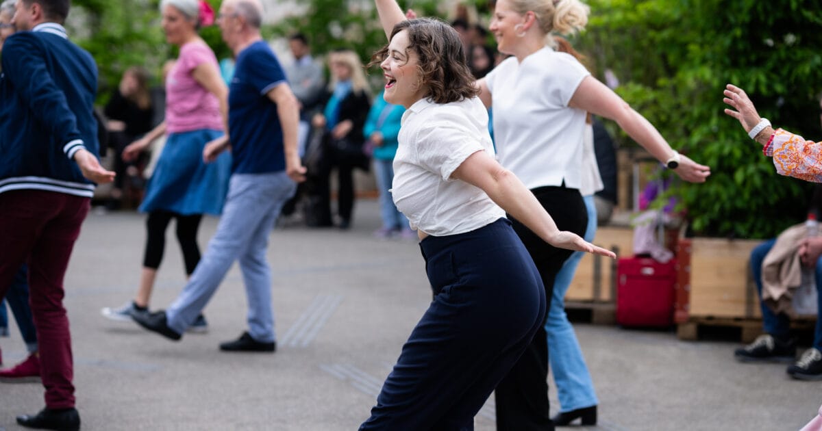 Dance photograph featured in the BAC Tanzfest program