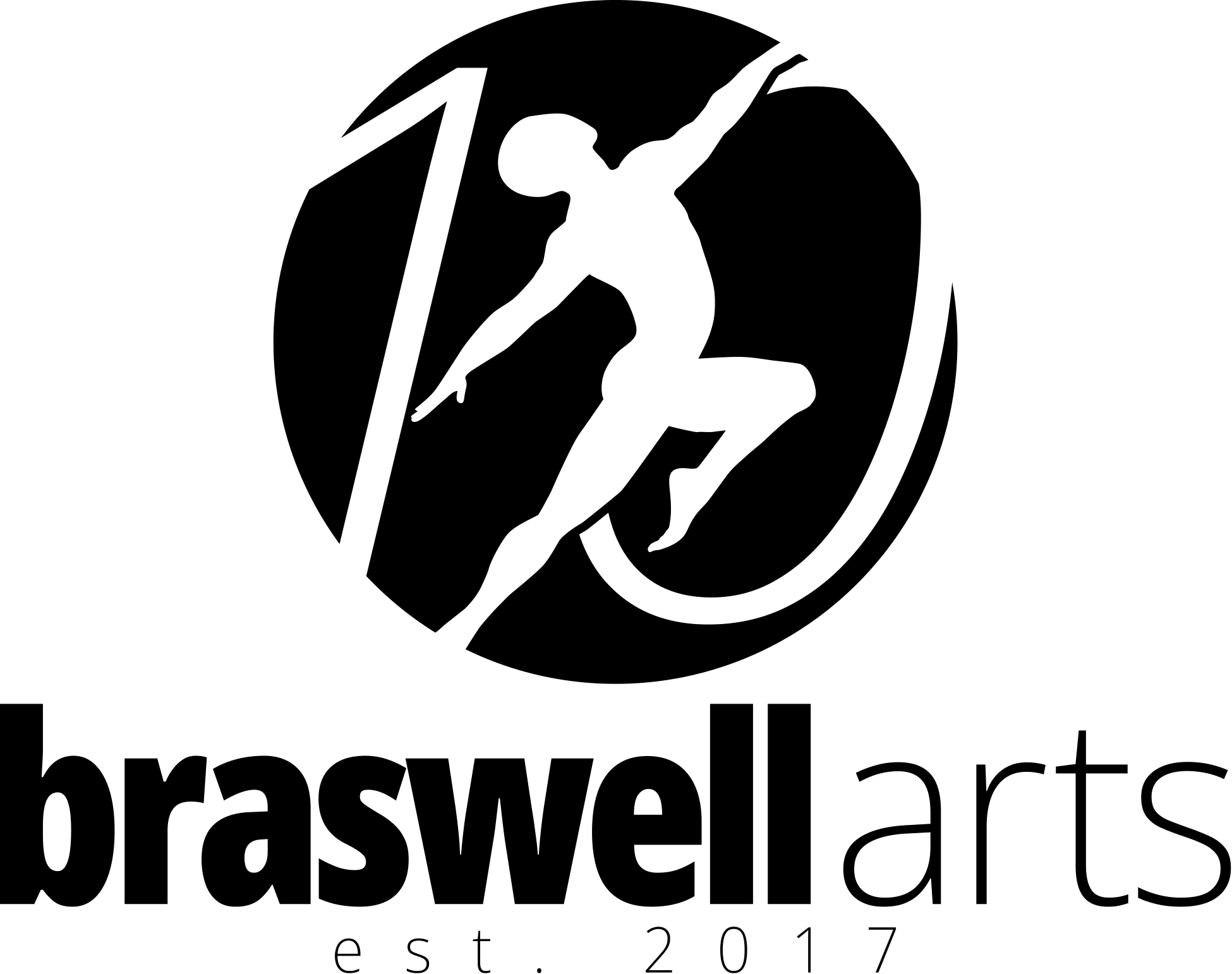 Braswell Arts tenth anniversary logo